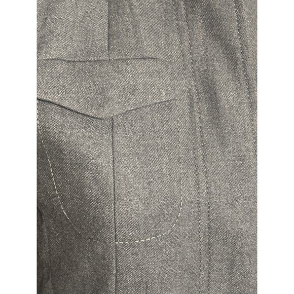 Banana Republic Women’s Military Style Gray Fitted Jacket Size 0P - Picture 4 of 16